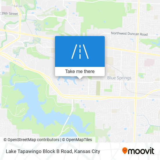 Lake Tapawingo Block B Road map