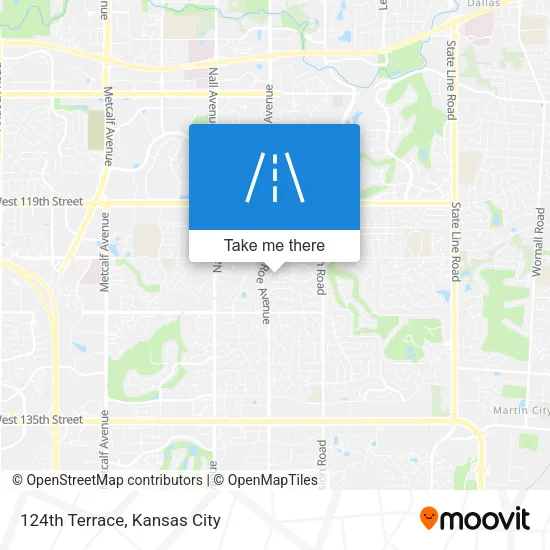 124th Terrace map