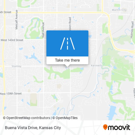 Buena Vista Drive map