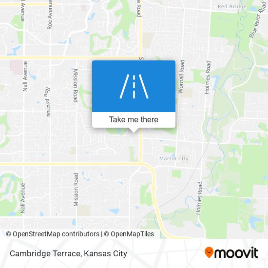 Mapa de Cambridge Terrace