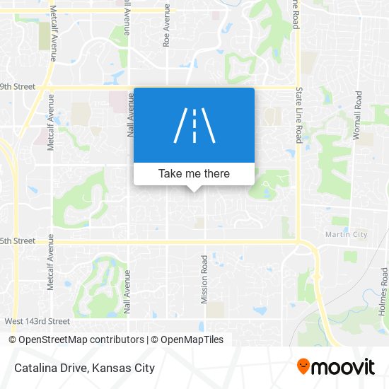 Catalina Drive map