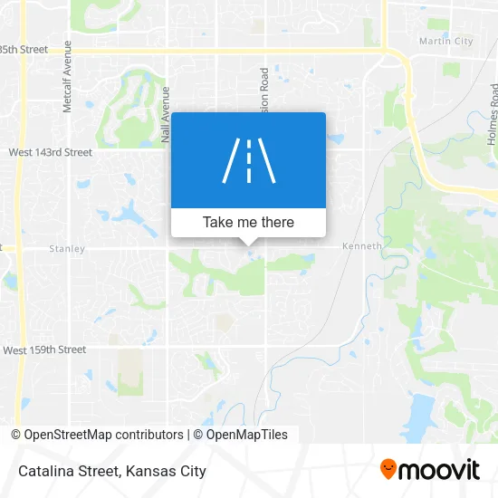 Catalina Street map