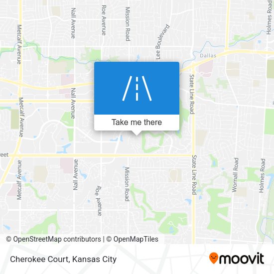 Cherokee Court map