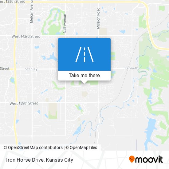 Iron Horse Drive map