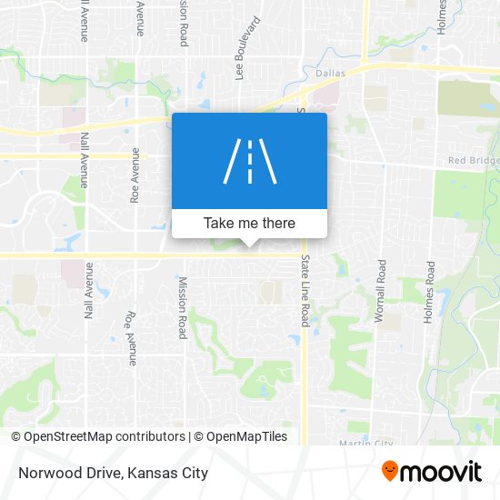 Norwood Drive map