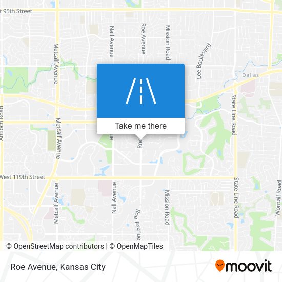 Mapa de Roe Avenue
