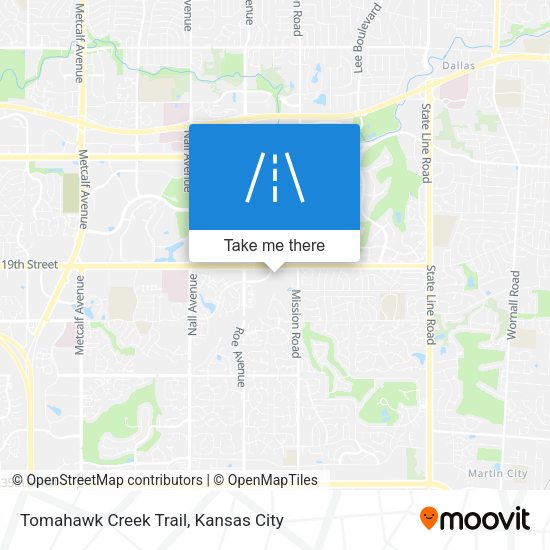 Mapa de Tomahawk Creek Trail