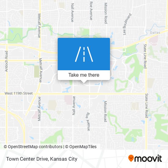 Town Center Drive map