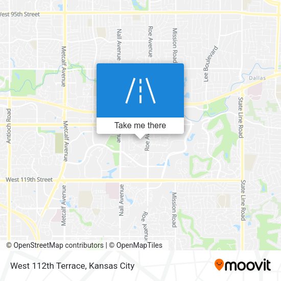 Mapa de West 112th Terrace