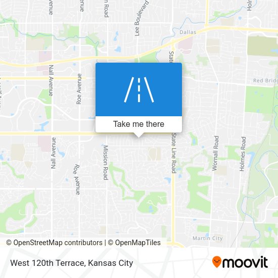 West 120th Terrace map