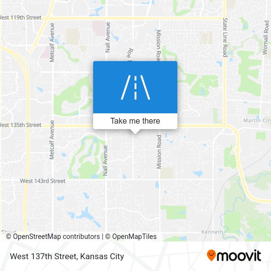 Mapa de West 137th Street