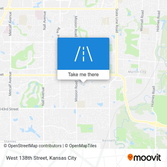 Mapa de West 138th Street