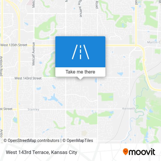 Mapa de West 143rd Terrace