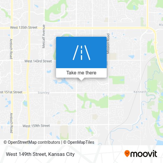 Mapa de West 149th Street