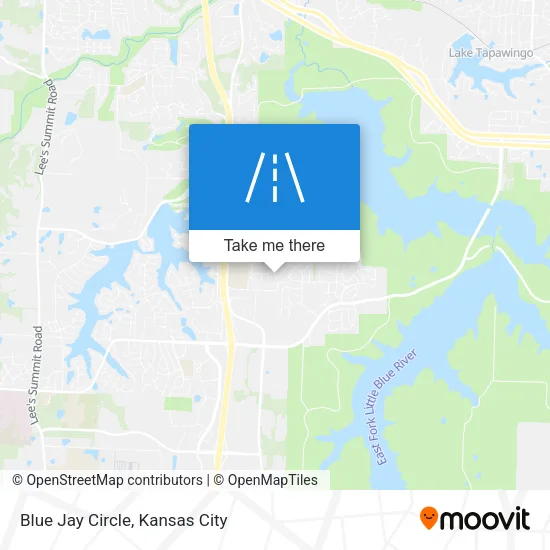 Blue Jay Circle map