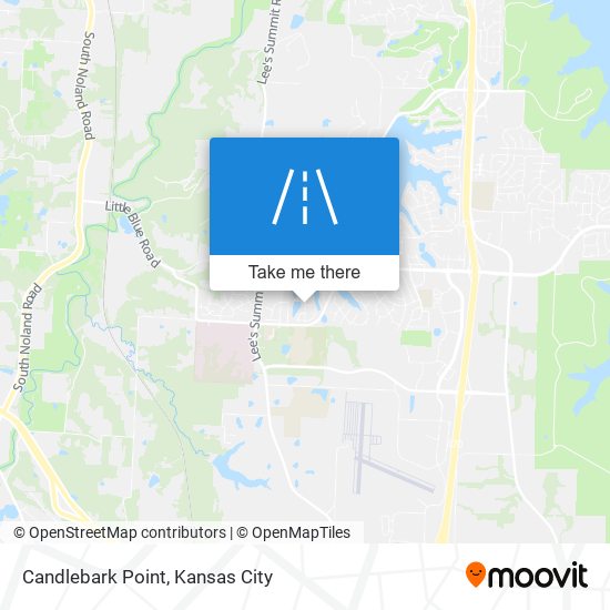 Candlebark Point map