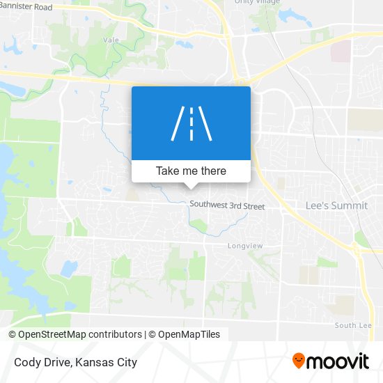 Cody Drive map