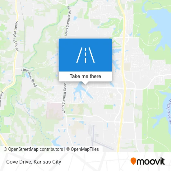 Cove Drive map