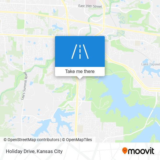 Holiday Drive map