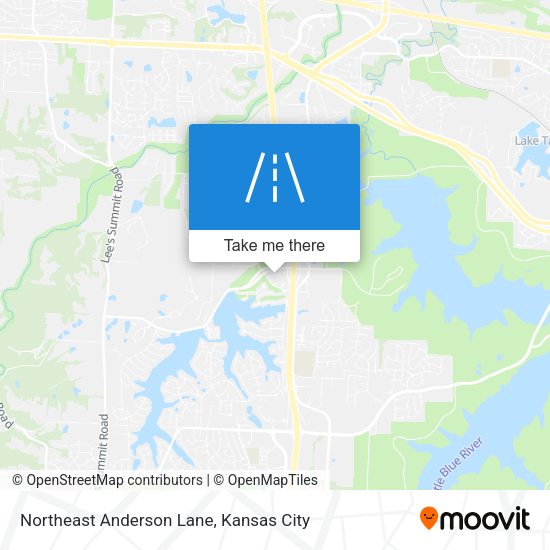 Mapa de Northeast Anderson Lane