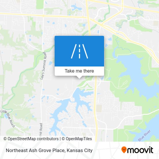 Mapa de Northeast Ash Grove Place
