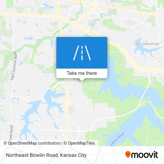 Northeast Bowlin Road map