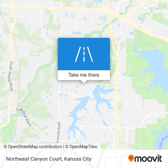 Mapa de Northeast Canyon Court