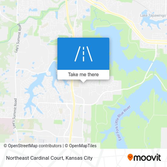 Mapa de Northeast Cardinal Court