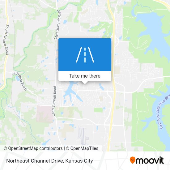 Northeast Channel Drive map