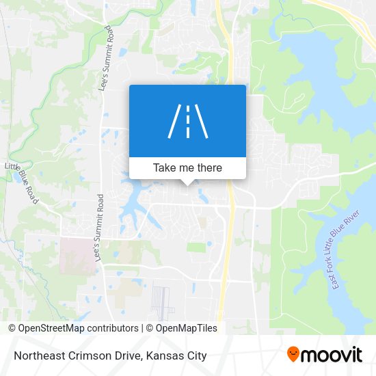 Mapa de Northeast Crimson Drive