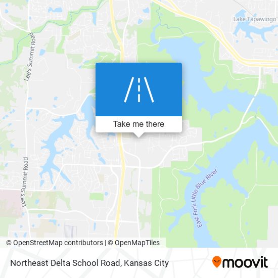 Northeast Delta School Road map