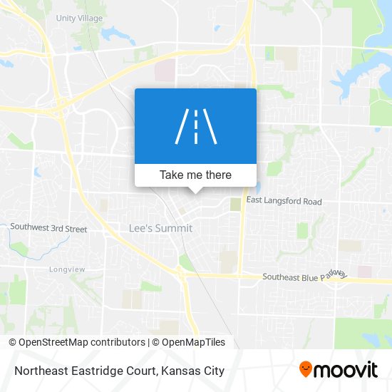 Mapa de Northeast Eastridge Court