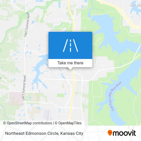 Northeast Edmonson Circle map