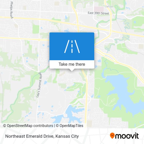 Mapa de Northeast Emerald Drive