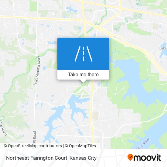 Mapa de Northeast Fairington Court