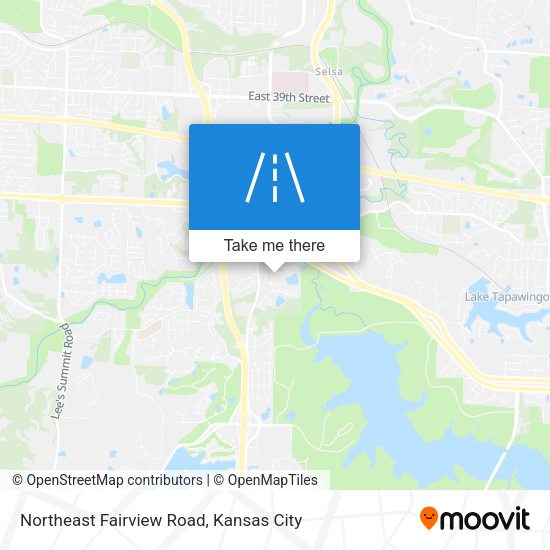 Northeast Fairview Road map