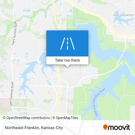 Northeast Franklin map