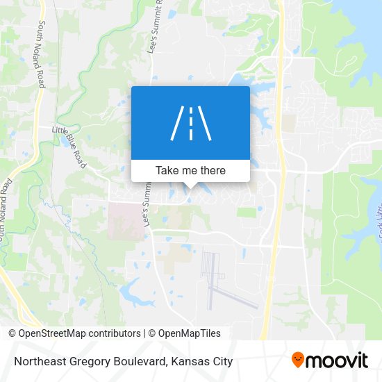 Mapa de Northeast Gregory Boulevard