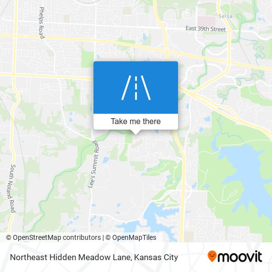 Mapa de Northeast Hidden Meadow Lane