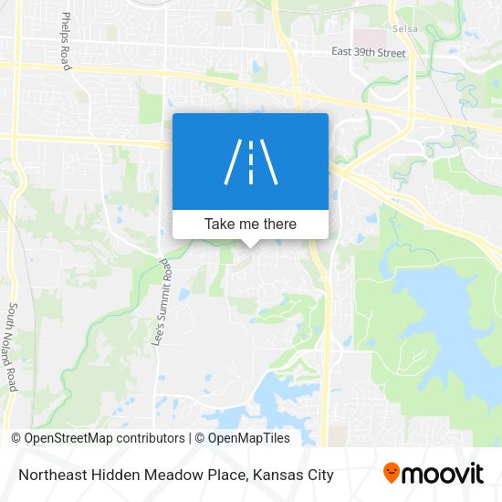 Mapa de Northeast Hidden Meadow Place