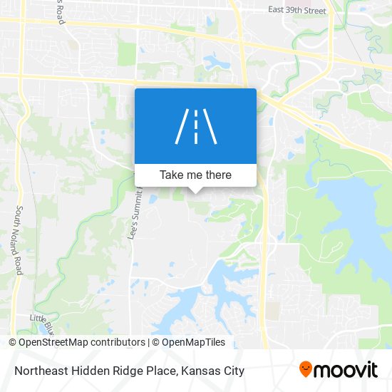 Mapa de Northeast Hidden Ridge Place