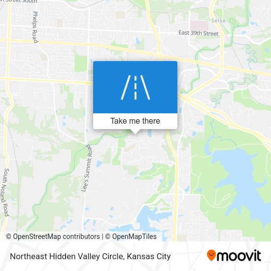 Mapa de Northeast Hidden Valley Circle