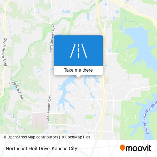 Northeast Hoit Drive map