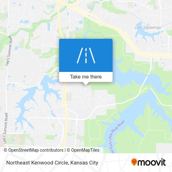 Mapa de Northeast Kenwood Circle