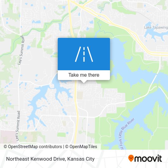 Mapa de Northeast Kenwood Drive