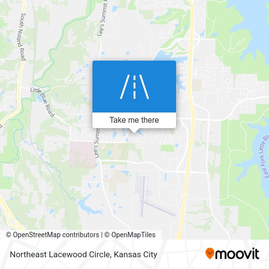 Northeast Lacewood Circle map