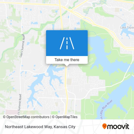 Mapa de Northeast Lakewood Way