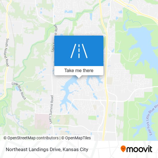 Northeast Landings Drive map