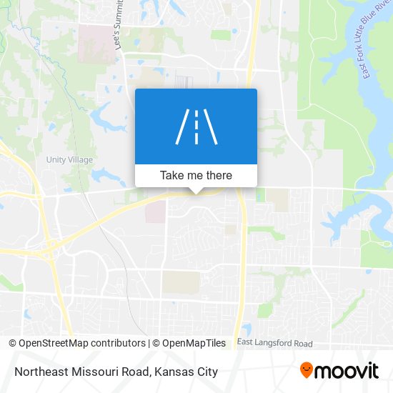 Mapa de Northeast Missouri Road