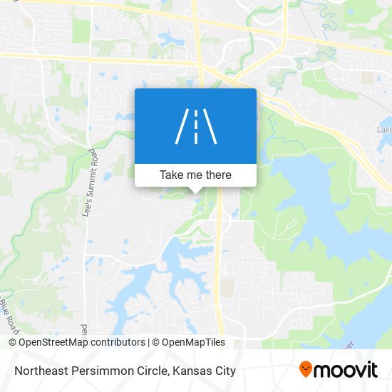 Northeast Persimmon Circle map